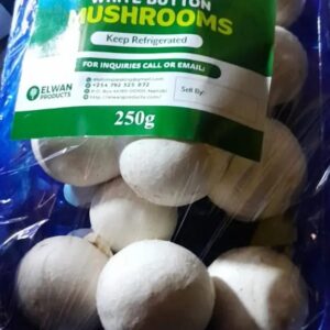 Hand-harvested white mushrooms in eco-friendly packaging – Elwan Products